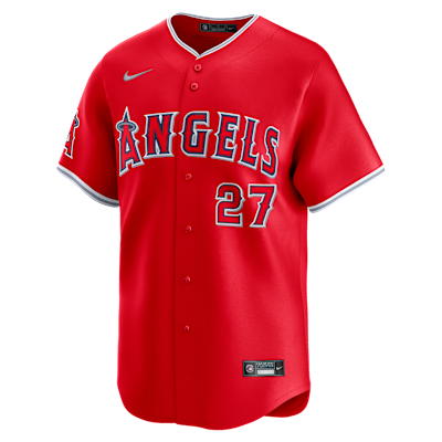 Nike ANGELS TROUT 27 ユニフォーム　トラウト　エンジェルス Mike Trout Los Angeles Angels Men's Nike Dri-FIT ADV MLB